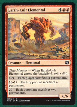 Earth-Cult Elemental - Adventures in the Forgotten Realms AFR #141 - MTG Card - Image 1