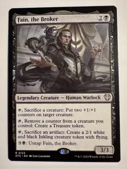 Fain, the Broker #0133 (NM) Commander Thunder Junction OTC Magic MTG - Image 1