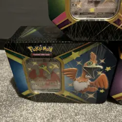 Pokemon TCG Shining Fates V Tins Shiny Boltund & Eldegoss & Cramorant 3x Sealed - Image 3