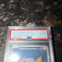 Pokemon Pikachu with Grey Felt Hat 085 Scarlet & Violet Promo 2023 PSA 10 - Image 3