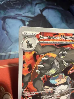 Pokemon TCG Team Rockets Houndoom Illustration Rare Card 191/182 Destined Rivals - Image 2