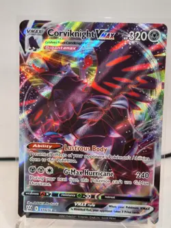 Pokemon TCG SWSH05: Battle Styles #110/163 Corviknight VMAX 110/163 - Image 1