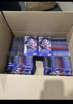 40x One Piece OP14 - The Azure Sea’s Seven - Sleeved Blister Booster Packs Lot - Image 1