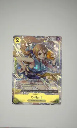 One Piece O Nami OP06 Alt Art Foil Rare Wings of the Captain English - Image 1