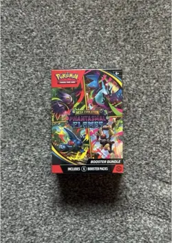 Pokemon TCG Mega Evolution Phantasmal Flames Booster Bundle (6 Packs) In Hand - Image 1