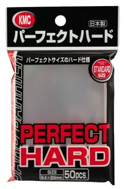 KMC Sleeve Card Barrier Perfect Hard Fit MTG Pokemon 64x89mm 50 pcs Japan - Image 1