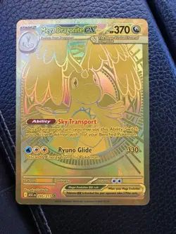 Pokemon Mega Dragonite EX Full Art Holo Card 295/217 ASC EX English TCG - Image 1