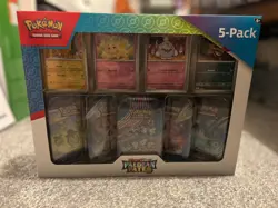 Pokemon TCG Paldean Fates Mini Tin X5 | 4 Promos Costco Exclusive Gift | Sealed✅ - Image 1