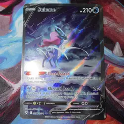 Suicune V GG38/GG70 Pokemon Crown Zenith: Galarian Gallery Holo NM - Image 1