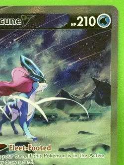 Suicune V GG38/GG70 - NM - Pokemon Crown Zenith - Galarian Gallery - Image 2