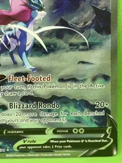 Suicune V GG38/GG70 - NM - Pokemon Crown Zenith - Galarian Gallery - Image 3