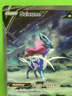 Suicune V GG38/GG70 - NM - Pokemon Crown Zenith - Galarian Gallery - Image 5