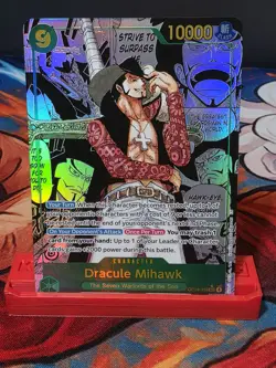 Dracule Mihawk OP14-119 Manga One Piece The Azure Sea’s Seven English - Image 1