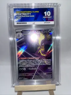 Toxtricity 103/94 Ace 10 Graded Illustration Rare Phantasmal Flames Pokemon TCG - Image 2