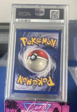 1999 Pokemon Base Set MACHAMP 1st Edition HOLO RARE 8/102 PSA 6 EX-MT - Image 2