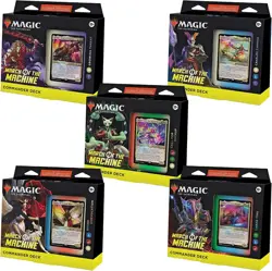 Magic March of the Machine - MTG Commander Deck Complete Set X 5 NEW Sealed - Image 1
