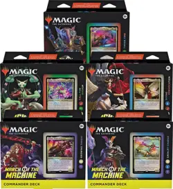 Magic March of the Machine - MTG Commander Deck Complete Set X 5 NEW Sealed - Image 2