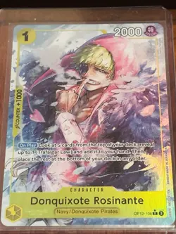 Donquixote Rosinante (108) (Alternate Art) OP12-108 Legacy of the Master Foil - Image 1