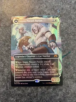 Ajani, Nacatl Pariah M 0442-MTG: Modern Horizons 3-BORDERLESS FOIL - Image 1