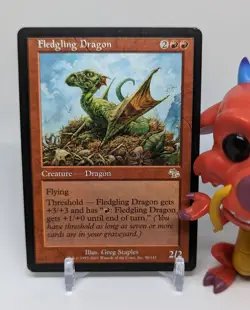 Fledgling Dragon 🌋 LP 🌋 Judgment 🌋 Magic The Gathering 🌋 MTG #90/143 🌋 - Image 1