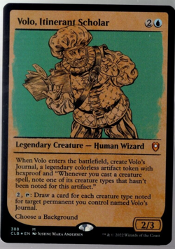 Volo, Itinerant Scholar 388 Foil Mythic Showcase Baldur's Gate Magic TCG NM - Image 1
