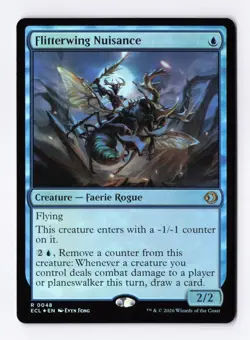 Flitterwing Nuisance (Foil) 0048 (R) MTG Lorwyn Eclipsed (ECL) - Image 1