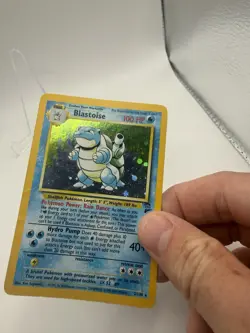 Pokemon TCG - Blastoise 2/130 Base Set 2 Holo Rare WOTC 1999 - DMG - Image 4