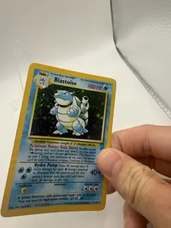 Pokemon TCG - Blastoise 2/130 Base Set 2 Holo Rare WOTC 1999 - DMG - Image 5