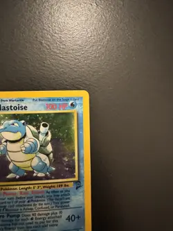 Blastoise Base Set 2 (2 /130)- Holo Card Pokemon TCG - Image 2