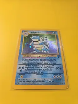 Blastoise 002/130 Base Set 2 Holo Pokemon TCG WOTC Vintage Swirl! - Image 2