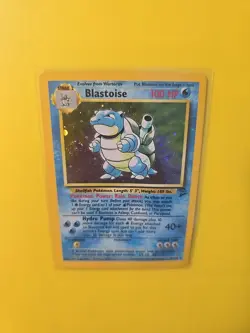 Blastoise 002/130 Base Set 2 Holo Pokemon TCG WOTC Vintage Swirl! - Image 3