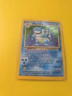 Blastoise 002/130 Base Set 2 Holo Pokemon TCG WOTC Vintage Swirl! - Image 4
