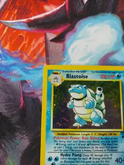 Pokemon TCG Blastoise Holo Card 002/130 Base Set 2 Unlimited - Image 3