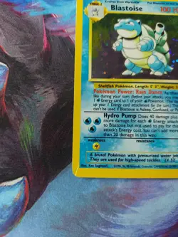 Pokemon TCG Blastoise Holo Card 002/130 Base Set 2 Unlimited - Image 4
