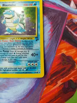 Pokemon TCG Blastoise Holo Card 002/130 Base Set 2 Unlimited - Image 5
