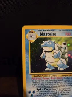 Pokemon TCG Blastoise 2/130 Holo Rare Base Set 2 🌟WOTC🌟 NM+ - Image 2