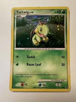 Turtwig #DP01 2007 Pokemon Diamond & Pearl Black Star Promo - Image 1