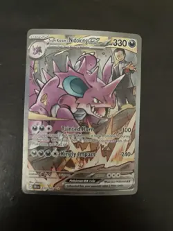 Pokemon TCG Team Rockets Nidoking EX 233/182 Destined Rivals - Image 1