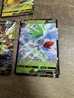 Pokemon Cards Lot Of 3 halo Pikachu, Shaymin, Absol Rare￼ - Image 3