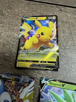 Pokemon Cards Lot Of 3 halo Pikachu, Shaymin, Absol Rare￼ - Image 4