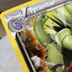 Pokemon TCG Tyranitar XY Fates Collide Cosmos Holo 2 SWIRLS!! 56/124 - Image 3