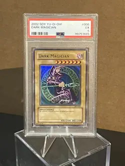 2002 Yu-Gi-Oh! Dark Magician Holo #SDY-006 PSA 5 - Image 1