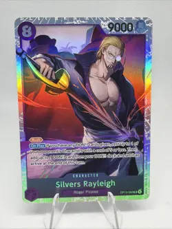 Silvers Rayleigh Super Rare OP13-066 - One Piece TCG - Carrying On His Will - Image 1