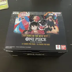 One Piece OP09 Emperors In The New World Booster Box English, Unsealed by Bandai - Image 1