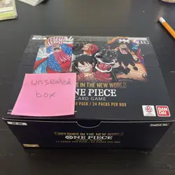 One Piece OP09 Emperors In The New World Booster Box English, Unsealed by Bandai - Image 2