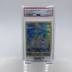 2023 POKEMON SWORD & SHIELD CROWN ZENITH #GG05 FULL ART/LAPRAS PSA 10 - Image 1