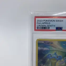 2023 POKEMON SWORD & SHIELD CROWN ZENITH #GG05 FULL ART/LAPRAS PSA 10 - Image 5