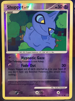 Shuppet 92/127 Platinum Reverse Holo Foil Pokemon TCG Card LP - Image 1