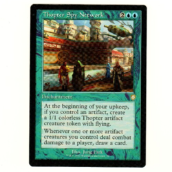Thopter Spy Network Retro Frame Brothers War Magic The Gathering Card - Image 3