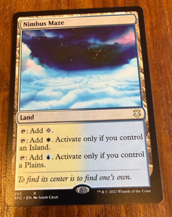 MTG Commander: Adventures in the Forgotten Realms AFC Nimbus Maze MINT - Image 1